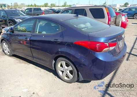 2013 Hyundai Elantra Gls from USA, damaged, VIN 5NPDH4AE1DH176995